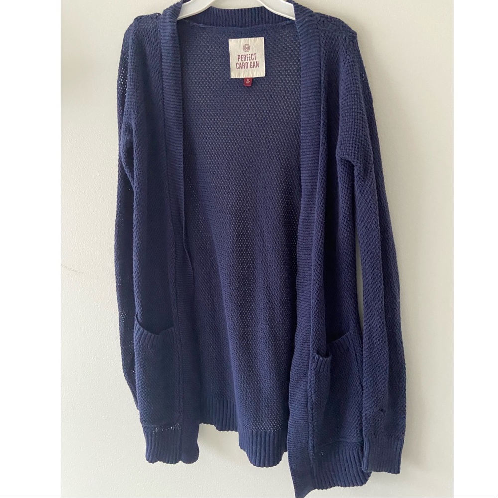 Navy Cardigan